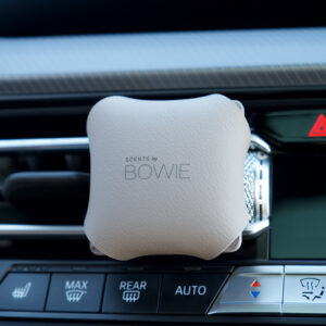 Auto diffuser grijs – car air freshener van duurzaam leder